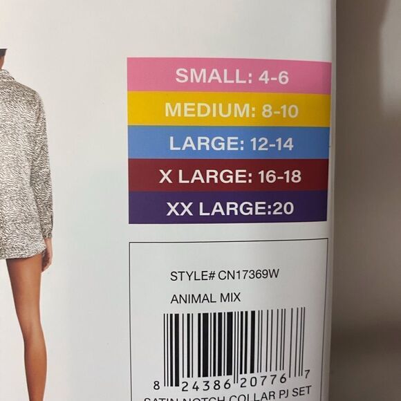 NIP BB Dakota Satin Notch Collar PJ Set Small - Picture 5 of 8